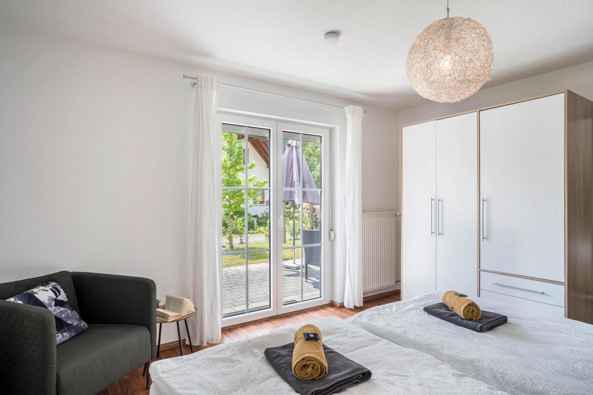 Ferienwohnung Hohfelsenblick ゼーバハ エクステリア 写真