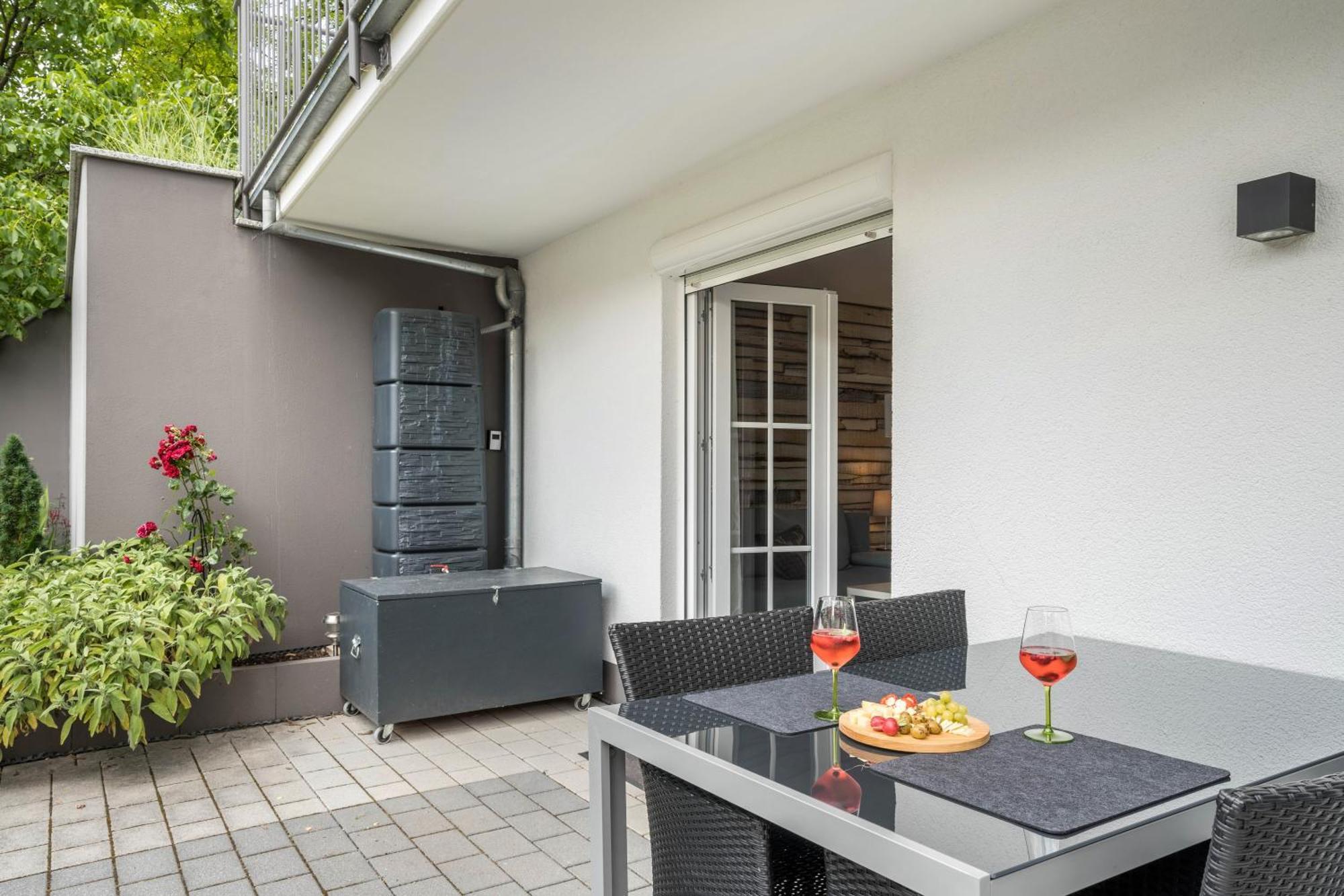 Ferienwohnung Hohfelsenblick ゼーバハ エクステリア 写真