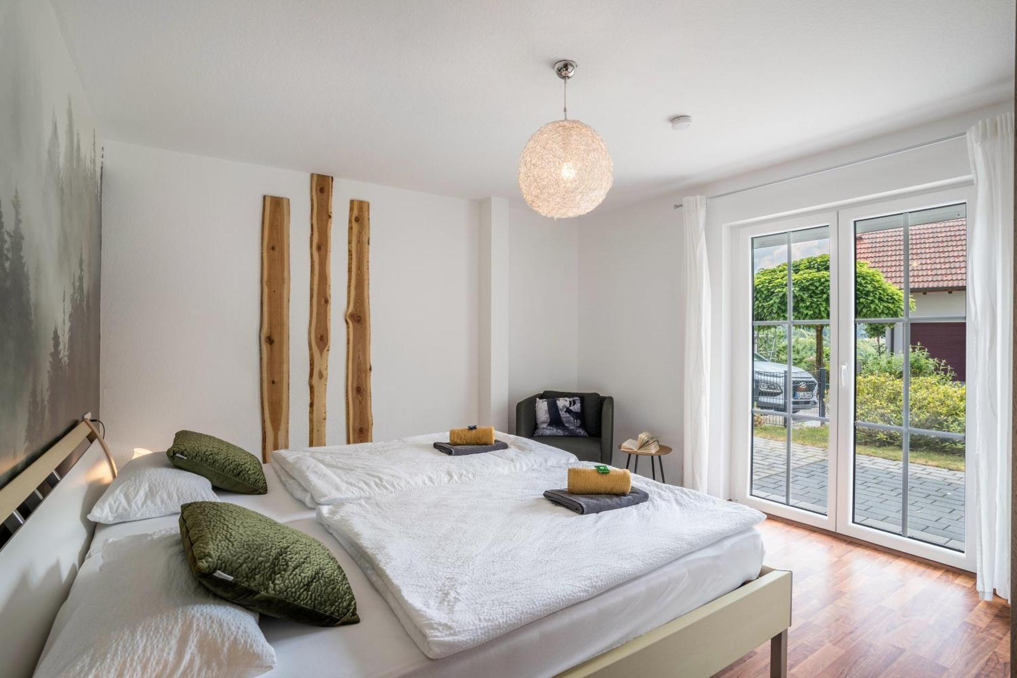 Ferienwohnung Hohfelsenblick ゼーバハ エクステリア 写真