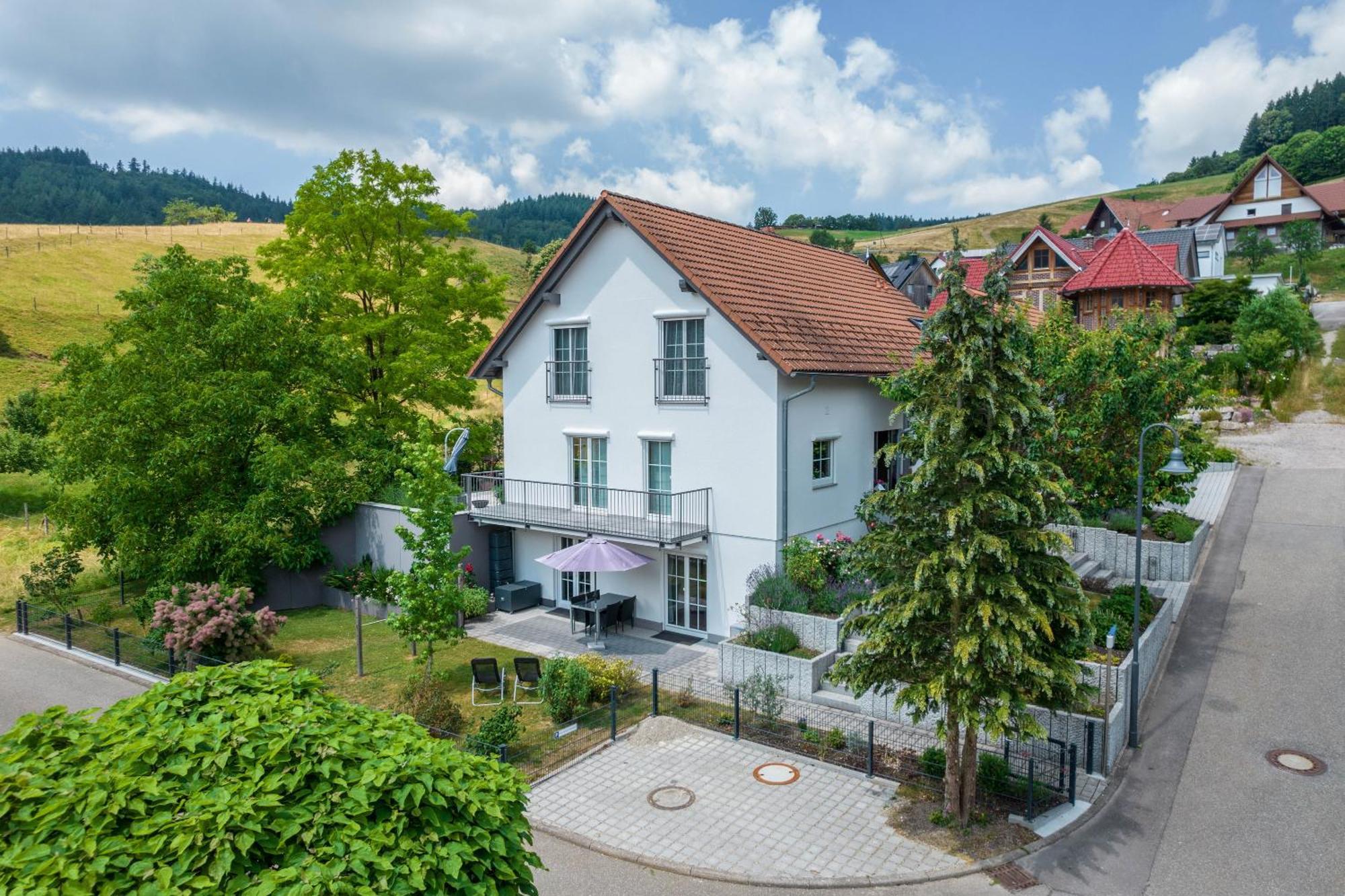 Ferienwohnung Hohfelsenblick ゼーバハ エクステリア 写真